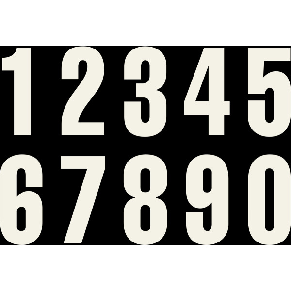KTM Start numbers
